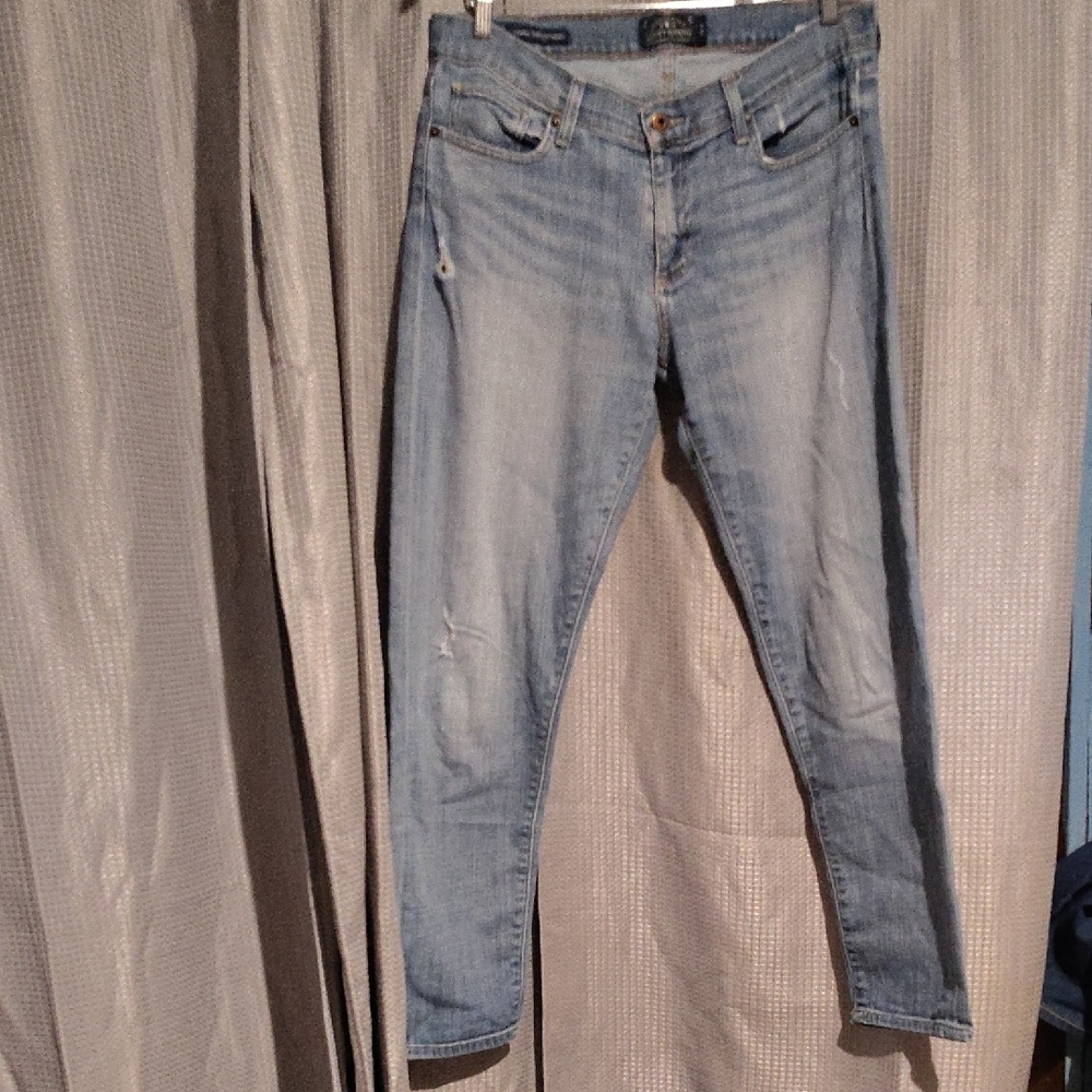 Lucky Brand Faded Blue Sienna Slim Boyfriend Jeans